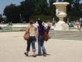 There were lots of people in the gardens that day