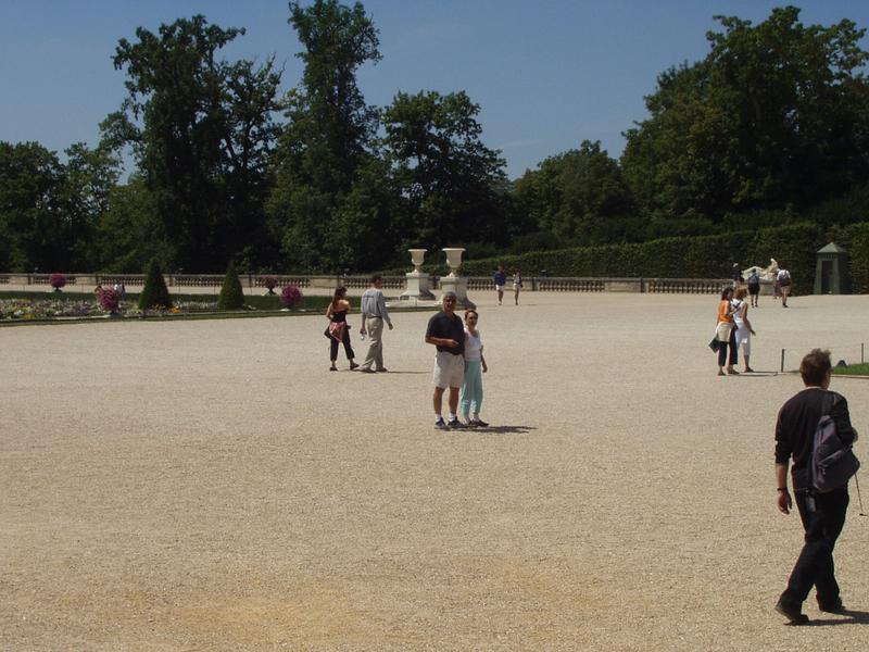 My parents. Notice the size of this place.