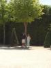 My parents prefer the shadow. It was too hot.