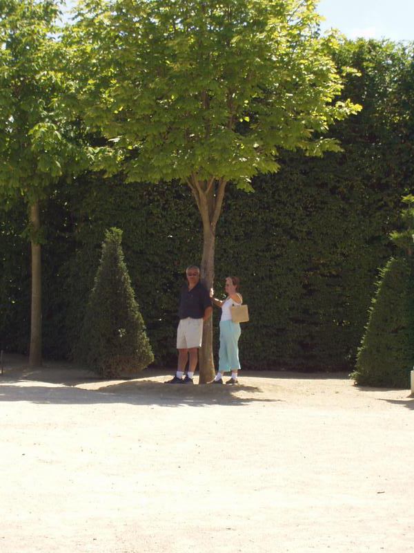My parents prefer the shadow. It was too hot.