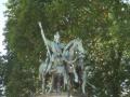 Sculpture near the entrance.