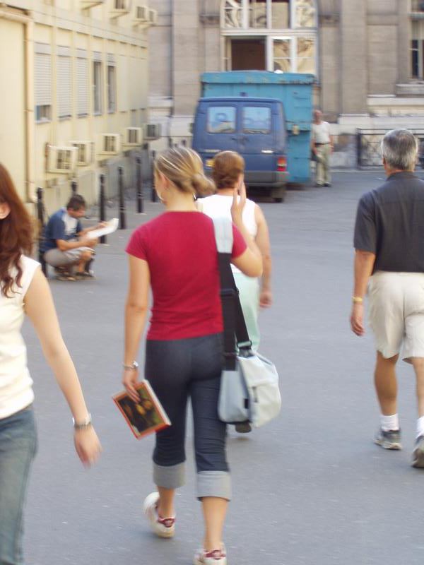 There were tourists here too.