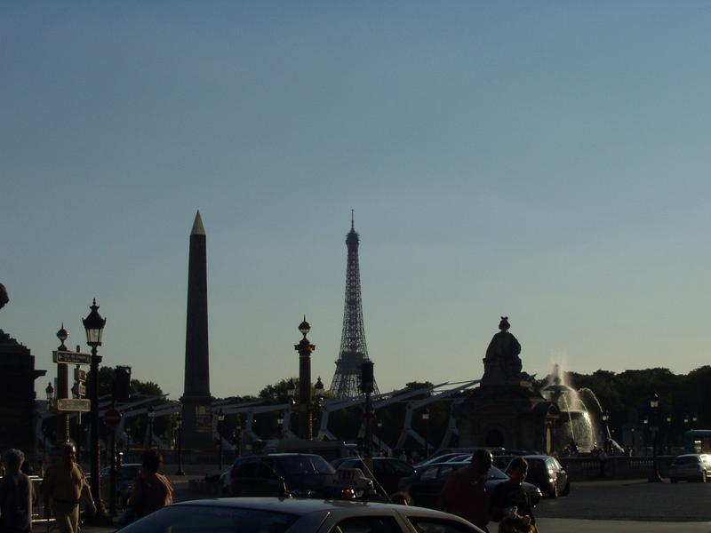 Place de la Concorde and Tour Eiffel