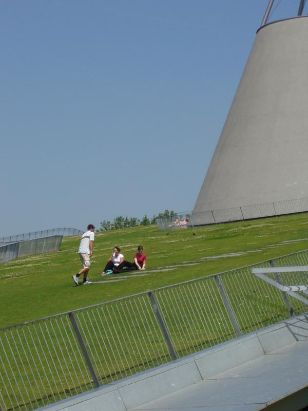 And enjoying the nice weather