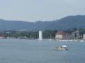 Fuente en el lago.