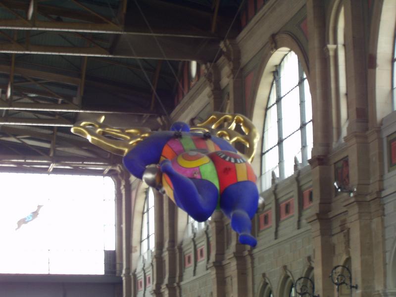 Interior de la estacin central.