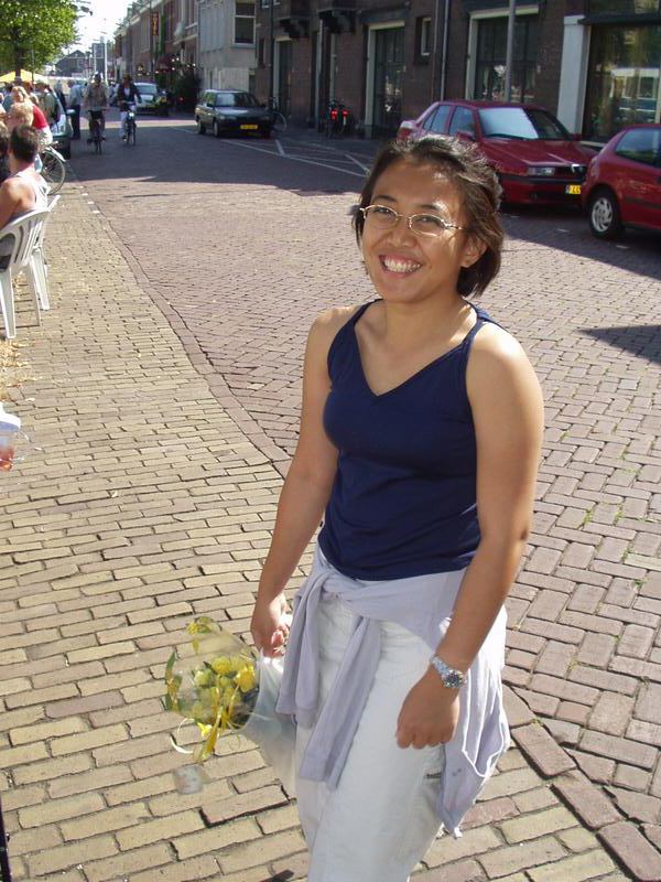 Andrea smiling