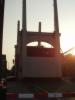Bridge in upright position