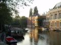 Residential area with boat houses