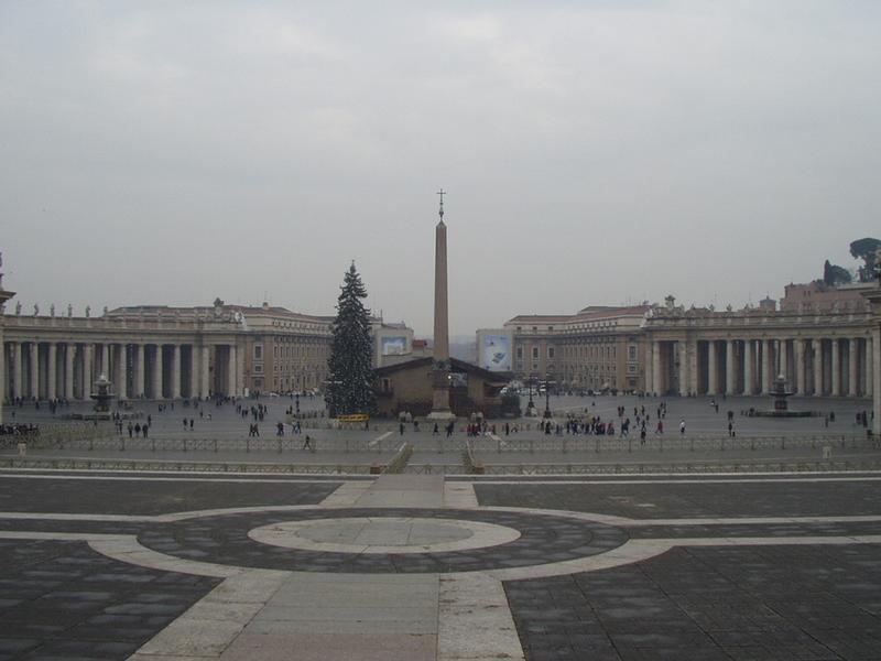 Plaza vista desde la baslica