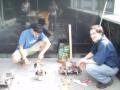 Parag, and Juan pretending to work