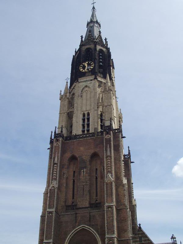 Tower of the New Church (recently cleaned)