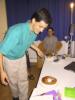 I even had to blow the candle once again.