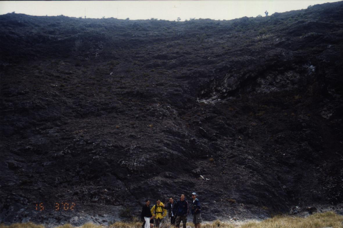 Mas estrellas en el crater del Volcan Turrialba