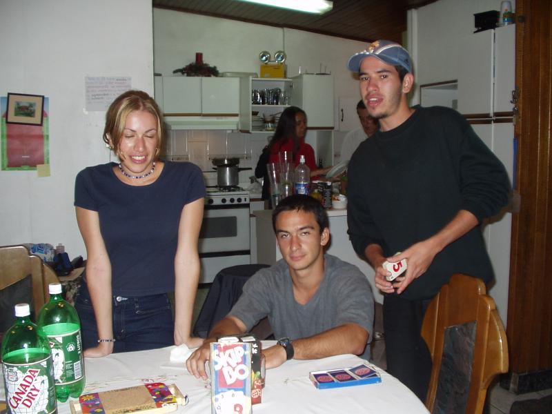 Mariela, Julio y Jorge.