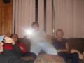 Jorge, Andrea, Rigo, Mariela y una luz aliengena.